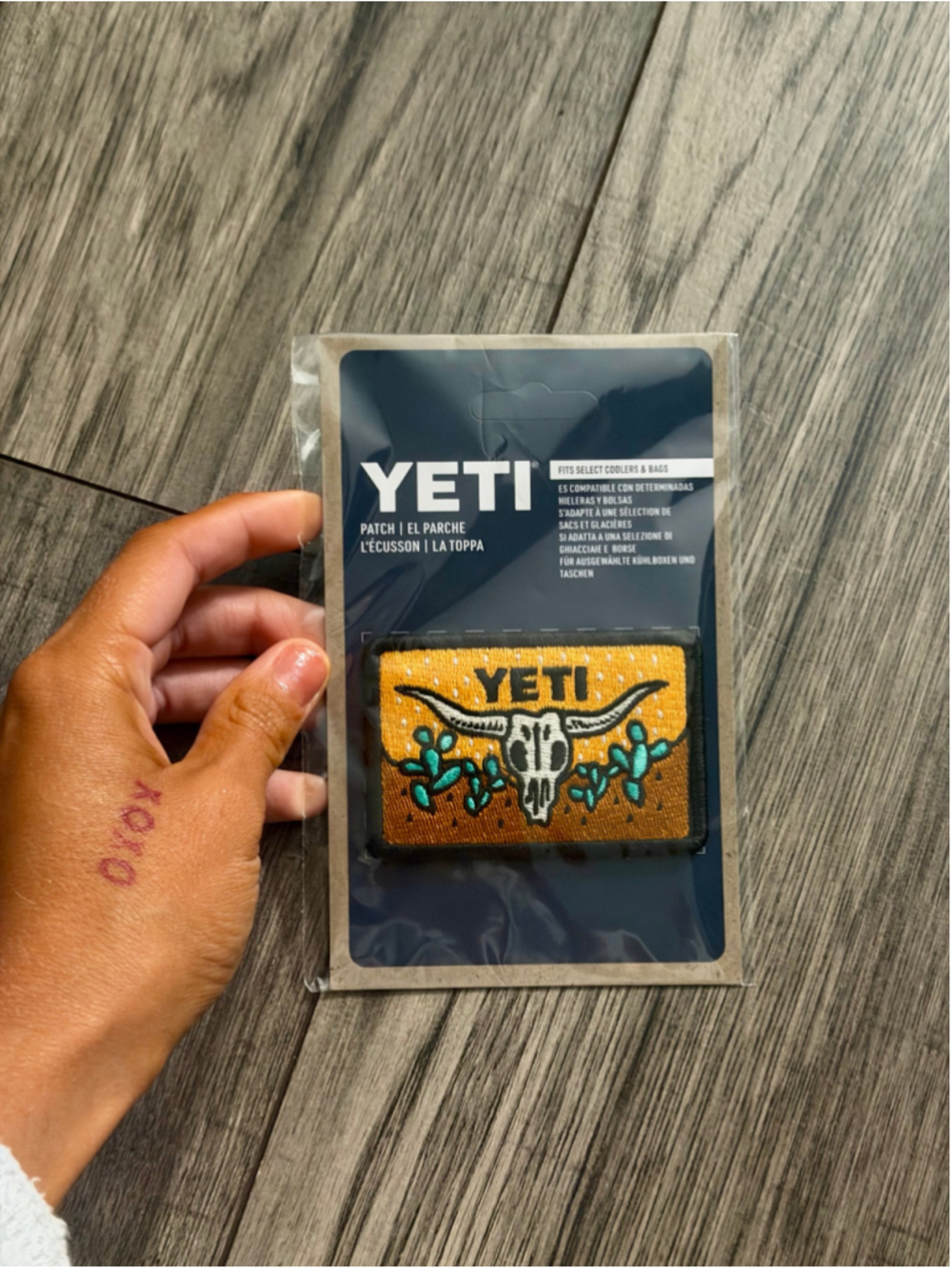 YETI Men's Longhorn Skull Rare Velcro Patch, Reselling $50+